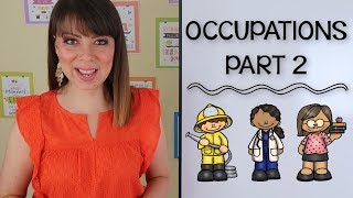 VOCABULARIO DE TRABAJOS EN INGLES  PARTE 2  JOBS AND OCCUPATIONS ENGLISH VOCABULARY [upl. by Sapphire]