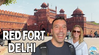 Visiting the RED FORT  New Delhi Lal Qila  Beautiful India [upl. by Falzetta]