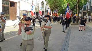 14 JUILLET 2024  DÉFILÉ 2  VERDUN [upl. by Noswal]