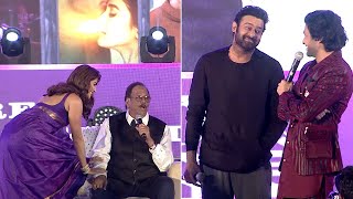 Krishnam Raju Making Hilarious Fun With Pooja Hegde  Prabhas  Radhe Shyam Pre Release Event [upl. by Bathesda]