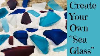 Make Your Own Sea Glass Tumbled Glass Easy Step By Step Beach Glass Tutorial For The Perfect Recipe [upl. by Eymaj]