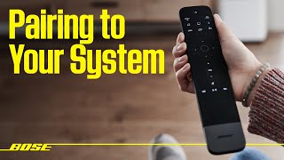 Bose Soundbar Universal Remote – Pairing to Your System [upl. by Meyer]