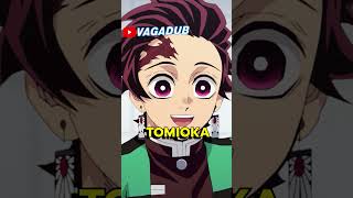 TANJIRO ACORDOU COM PÉ ESQUERDO 🤣🔥 KIMETSU NO YAIBA shorts anime redublagem [upl. by Avie]