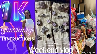 How to make the viral junk socks 1K Giveaway instructions HEB grocery haul  weekend vlog  more [upl. by Bigelow]