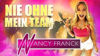 Nie ohne mein Team  Nancy Franck Lyric Video [upl. by Dranik408]