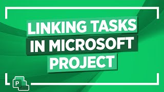 How to Link Project Tasks in Microsoft Project 2019 [upl. by Cerell]