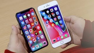 iPhone X vs iPhone 8 Plus  أسباب تفضيلي للأيفون 8 بلاس [upl. by Leiser]