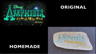 Live Action Amphibia Theme Song  Side By Side Comparison [upl. by Ashlie]