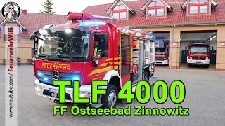 TLF 4000  FF Ostseebad Zinnowitz  Bj 2020 Fa Rosenbauer [upl. by Wendin603]