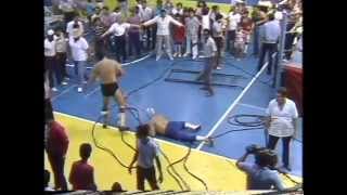 WWC Bruiser Brody vs Invader 1 1986 [upl. by Annenn]