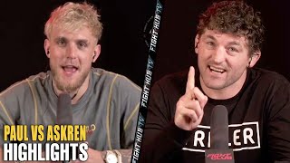 HIGHLIGHTS  JAKE PAUL VS BEN ASKREN FINAL PRESS CONFERENCE [upl. by Naitsirhk]