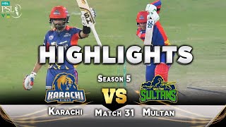 Karachi Kings Inning Full Highlights  Karachi vs Multan  Match 31  HBL PSL 2020  MB2T [upl. by Akinnor]