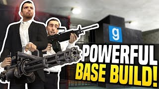 POWERFUL BASE BUILD  Gmod DarkRP  Minigun Base Defense [upl. by Dielle]