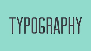 Beginning Graphic Design Typography [upl. by Heti]