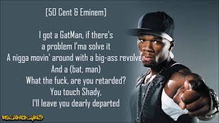 50 Cent  Gatman And Robbin ft Eminem Lyrics [upl. by Adnolor]