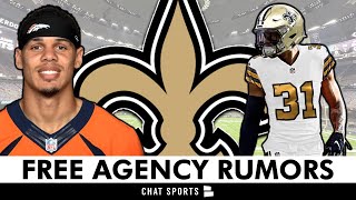 NEW Justin Simmons Update In New Orleans Saints Free Agency [upl. by Lapides364]