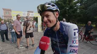 Jakob Fuglsang  Interview at the start  Tre Valli Varesine 2023 [upl. by Nairdad413]