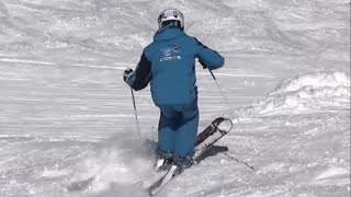 Advanced Mogul skiing Movements explanation and visuals [upl. by Meldoh]