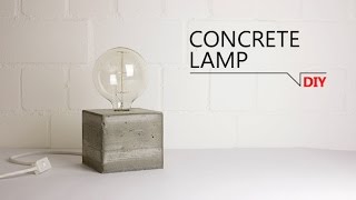 DIY  Lampe aus Beton  FREE TEMPLATE [upl. by Abramson]