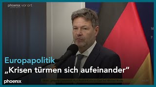 Robert Habeck nach seinem Besuch in Polen zur Klima und Energiepolitik am 110222 [upl. by Derrek]