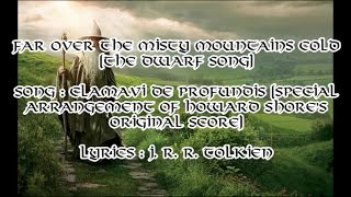 Misty Mountains The Hobbit  Dwarf Song Full extended version with lyrics [upl. by Meryl]