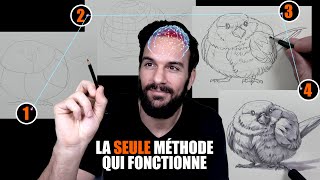 APPRENDRE À DESSINER LA SEULE MÉTHODE QUI FONCTIONNE [upl. by Dolloff]