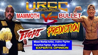 BossBulletAngBumanggaGiba vs The Mammoth FIGHT PREDICTION ng mga EXPERT sa Combat Sport MMA [upl. by Lachlan]