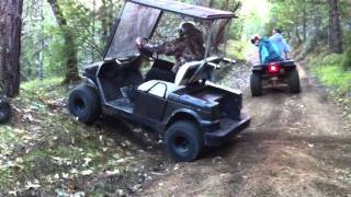 Lifted GOLFCART OFFROAD [upl. by Esojnauj]