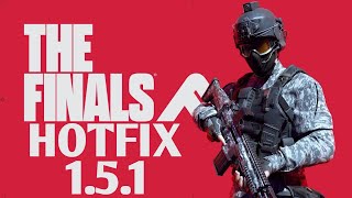 THE FINALS 151 HOTFIX Patch Notes [upl. by Donaghue445]