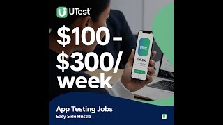 How to Earn 100300Week with uTest [upl. by Fahy]