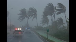 Uragano IRMA sta devastano gli USA  video da MIAMI in Diretta 🌪 [upl. by Beaston]