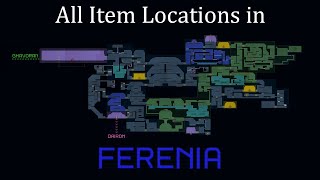 Metroid Dread  Ferenia All Items [upl. by Tersina472]