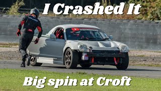 I Crashed It Again Fast Spin Off at Croft [upl. by Marylynne]