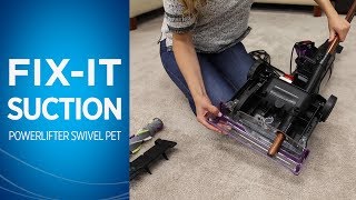 How to Fix the Suction on Your BISSELL® Powerlifter™ Swivel Pet Vacuum Cleaner [upl. by Anirol399]