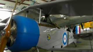 Nieuport 17 French WWI fighter bi plane Aviation Museum [upl. by Natascha]