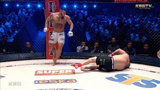 KSW 44 Erko Jun nokautuje Oświecińskiego [upl. by Jereme]