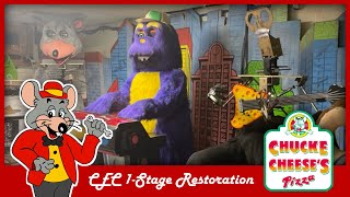 Chuck E Cheese 1Stage  Full Show Restoration  Part 1 [upl. by Mady965]