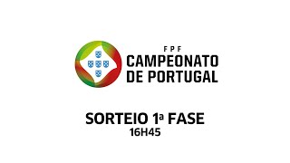 Sorteio Campeonato Portugal  1ª Fase [upl. by Loralie]