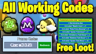 ALL Working Codes 2023  Bee Swarm SImulator [upl. by Burwell553]