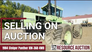 SELLING ON AUCTION  1984 Steiger Panther KM 360 4WD OCT24 [upl. by Dagny830]