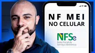 📲Como Emitir NOTA FISCAL de SERVIÇO Pelo CELULAR Passo a Passo NFSe MEI 2023 [upl. by Atteloiv]