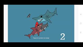 Megalodon vs Six Headed Shark 2029 Carnage Count But Flipaclip [upl. by Oivat796]