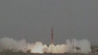 Pakistan test fires nuclear missile capable of striking India New footage [upl. by Joed961]