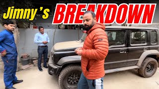 अपनी NEW JIMNY खराब हो गई 😰  Jimnys First Breakdown This is Unexpected [upl. by Roinuj]