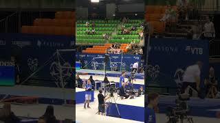 Jessica Gadirova Bars  2019 Junior Worlds QualificationsTeam Final [upl. by Ainegue630]