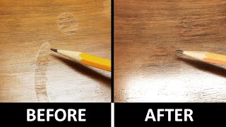 Lacquer Finish Repair on Wood Furniture  How To [upl. by Yllier]