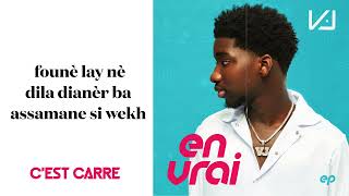 VJ  Cest Carré Lyrics Video [upl. by Ynnav]