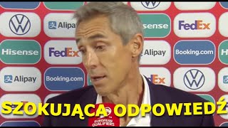 PAULO SOUSA ODPOWIADA NA PYTANIE DLACZEGO CHCE OPUŚCIĆ REPREZENTACJE POLSKI [upl. by Claiborn]