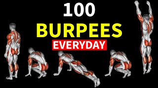 What Happens To Your Body When You Do 100 Burpees Every Day [upl. by Einavoj]