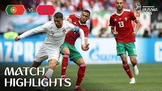 Portugal v Morocco  2018 FIFA World Cup  Match Highlights [upl. by Aubine311]